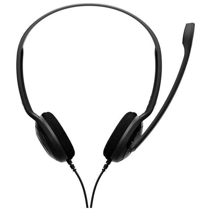 Epos PC 8 USB Cuffie On Ear Stereo con Microfono Noise Cancelling Connessione USB Controllo Volume e Muto In Line colore Nero