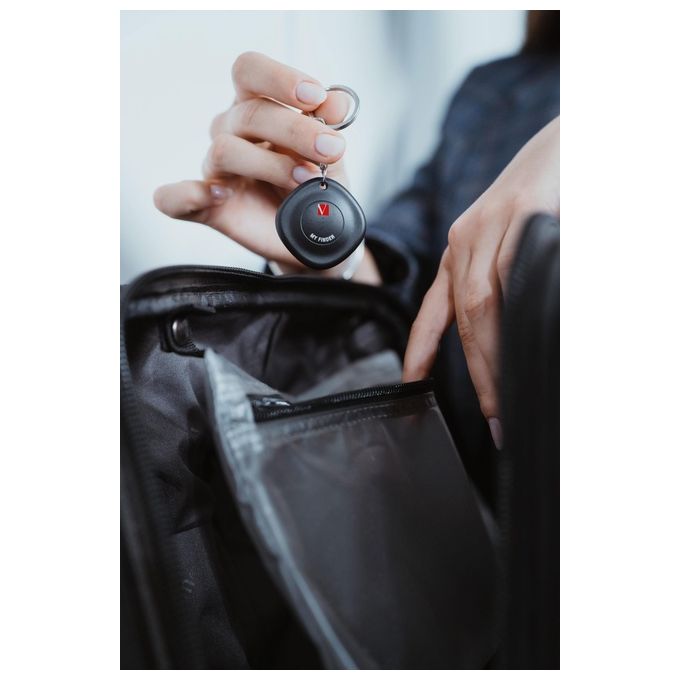 Verbatim 32131 My Finder Cercatore Bluetooth 5.2 NFC IP66 colore Nero Bianco