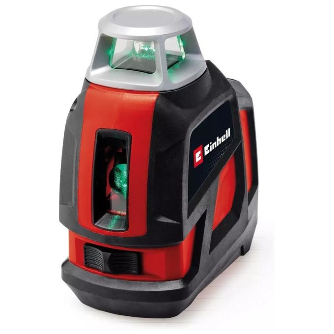Einhell 2270119 TE-LL 360 G Livella lineare Laser verde 40 m Autolivellamento ±4° Precisione 0,5 mm-m colore Nero Rosso