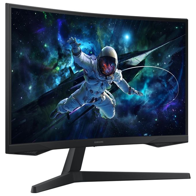 Samsung LS27CG552EUXEN Odyssey G5 Monitor Gaming Curvo 27'' QHD 2560x1440 165 Hz 1 ms AMD FreeSync HDR10 colore Nero