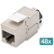 DIGITUS DN-93617-48 Modulo Keystone CAT 6A schermato 48 pezzi 10GBase-T 500 MHz AWG 26-22 colore Nero