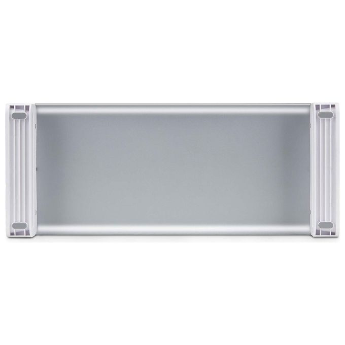 StarTech.com 1MFSW-MONITOR-RISER Supporto per Monitor Ergonomico fino a 15 Kg Altezza Fissa 9 cm Piattaforma in Acciaio colore Argento