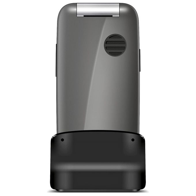 Emporia EMPORIAONE Telefono per Anziani a Conchiglia 2.4'' 2 MP Bluetooth 3.0 IP54 colore Grigio Argento