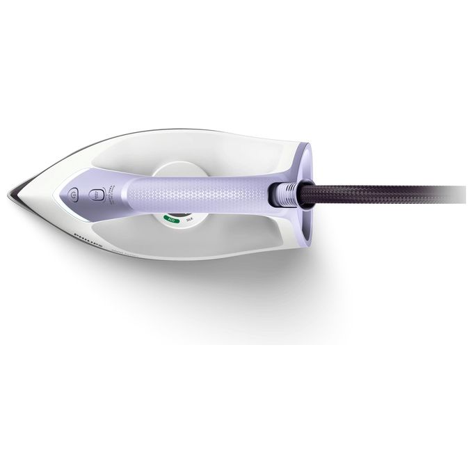 Philips PSG3000-30 Serie 3000 Ferro da Stiro con Caldaia 2400W 350 g-min 6 bar Serbatoio 1,4 L Piastra Ceramica colore Viola Bianco
