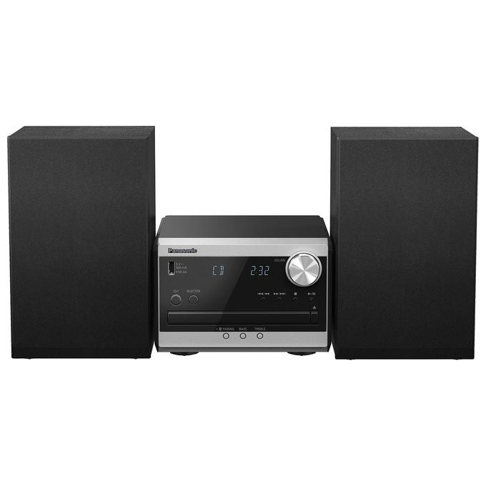 Panasonic SC-PM272EG-S Microsistema Hi-Fi DAB+ CD Bluetooth 4.2 USB 20W colore Argento