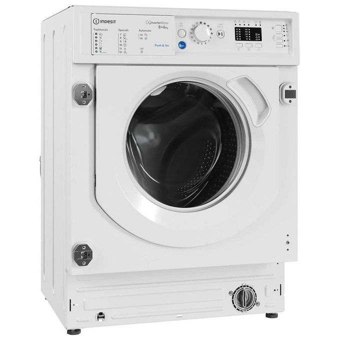 Indesit BIWDIL861485EU Lavasciuga da incasso 8-6 Kg 1400 rpm Classe D Inverter Pannellabile (81,5x59,5x54,5 cm) colore Bianco