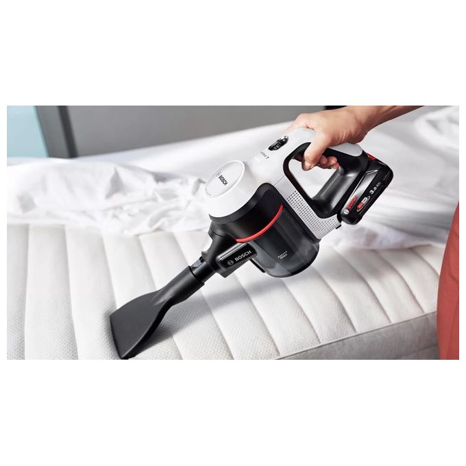 Bosch BBS711W Unlimited Scopa Elettrica Senza Filo Senza Sacchetto 0.3 L Batteria 18V 3Ah colore Bianco
