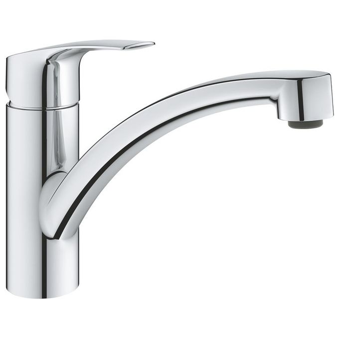 Grohe 33281003 Eurosmart Miscelatore Lavello Monocomando Canna Bassa Monoforo Ugello Girevole 140° SilkMove colore Cromo