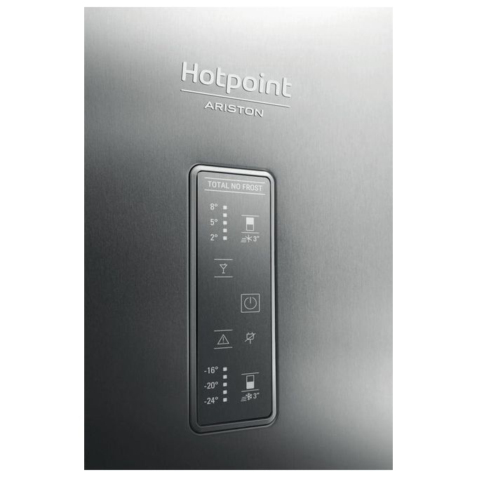 Hotpoint HA70BE 72 X Frigorifero Combinato 462 L 195 cm Classe E 40 dB No Frost colore Acciaio Inox