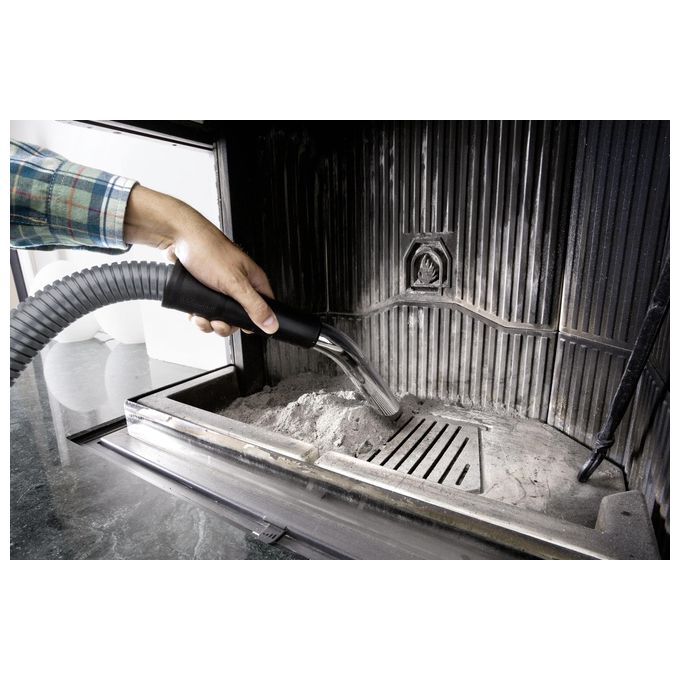 Karcher 1.629-711.0 Aspiracenere AD 2 Fireplace Potenza 600W Capacita' 14 Litri Nero