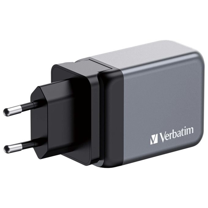Verbatim GNC-65 Caricatore Universale Nero-Grigio AC Ricarica Rapida Interno