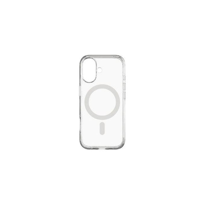 Tunit Clear Cover per iPhone 16 Antishock in Silicone con MagSafe Trasparente