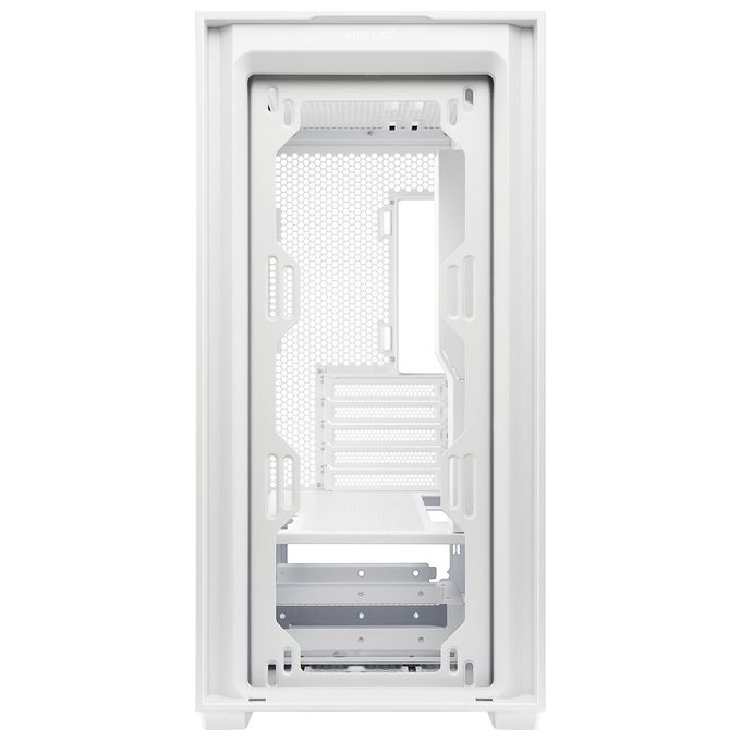 Asus A21 PC Case Mini Tower mATX Mini-ITX Vetro Temperato Radiatori 360 mm GPU 38 cm 5 Slot USB 3.2 colore Bianco