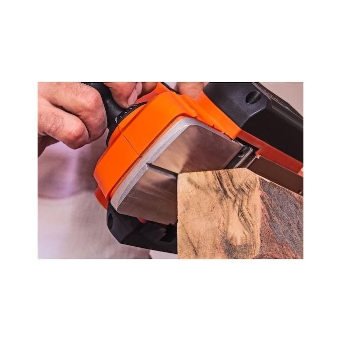 Black and Decker BEW712-QS Pialletto Elettrico 710 W Profondita' di Taglio Max 2 mm Larghezza di Piallatura 82 mm con Aspirazione Polvere colore Arancione