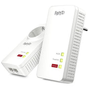 Fritz! Powerline 1260e Wlan Set 1200Mbit-s Collegamento Ethernet Lan Wi-Fi Bianco
