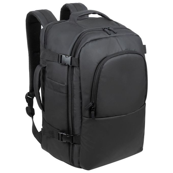 Rivacase 8465 Tegel Zaino da Viaggio per Notebook fino a 17,3'' con Scomparto Imbottito e Materiale ECO-FRIENDLY RPET colore Nero
