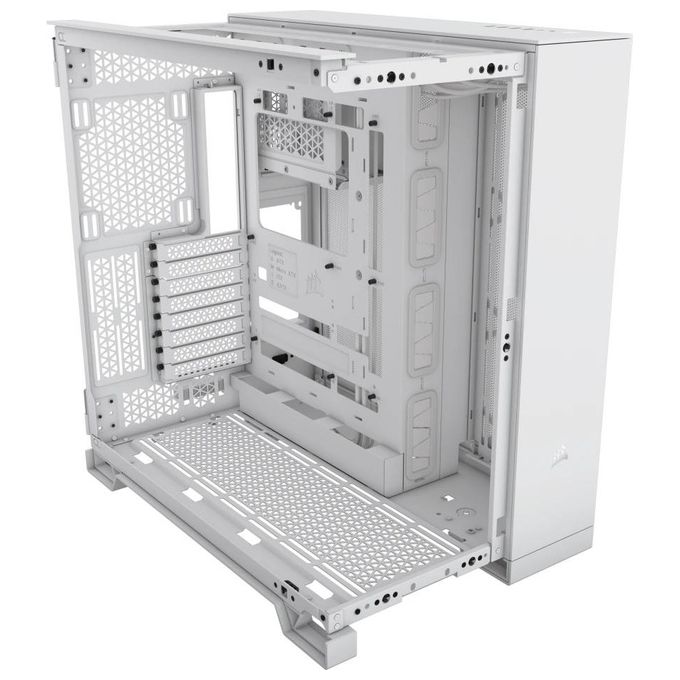 Corsair CC-9011260-WW 6500D AIRFLOW Custodia PC Midi Tower con Supporto Radiatore 360 mm e Pannello in Vetro Temperato colore Bianco
