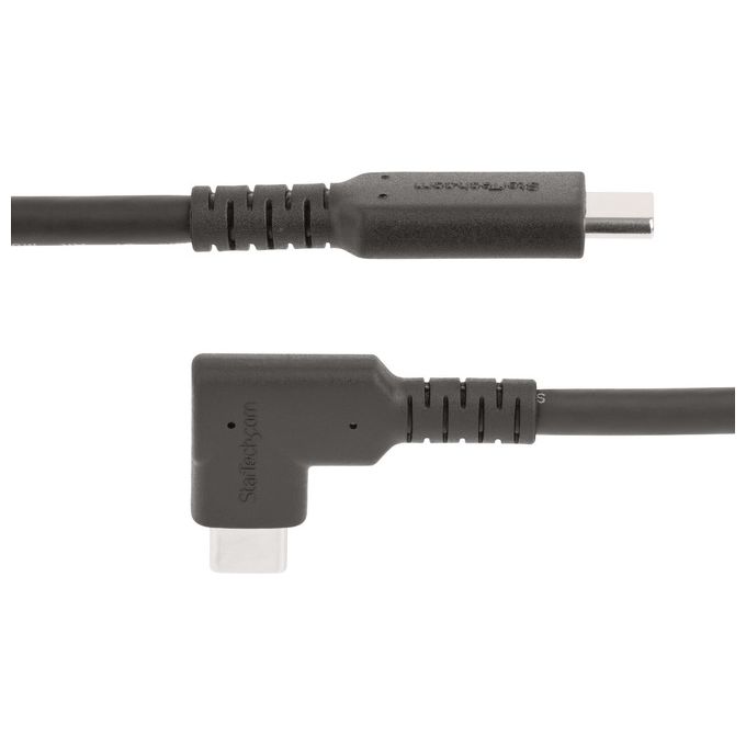 Startech.com Cavo Usb-c Angolare Robusto da 1mt Cavo di Trasferimento Dati Usb Type-c ad Angolo Retto