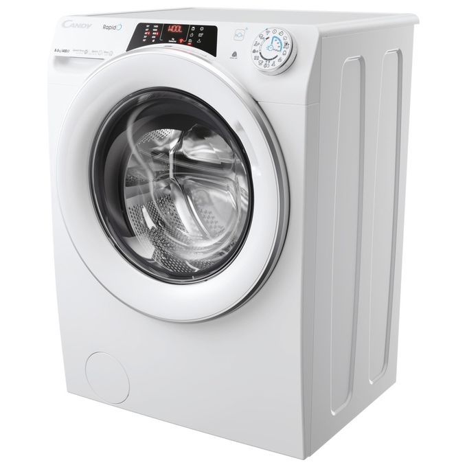 Candy ROW4854DWMST-1-S RapidÓ Lavasciuga Frontale 8-5 Kg 1400 rpm Classe D Wi-Fi Bluetooth Motore Inverter (85x60x53 cm) colore Bianco