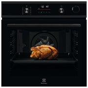 Electrolux EOC6P56H Serie 600 Forno da incasso Elettrico 72 L Classe A+ SteamCrisp Vapore Pirolitico Multilivello (59x60x57 cm) colore Nero