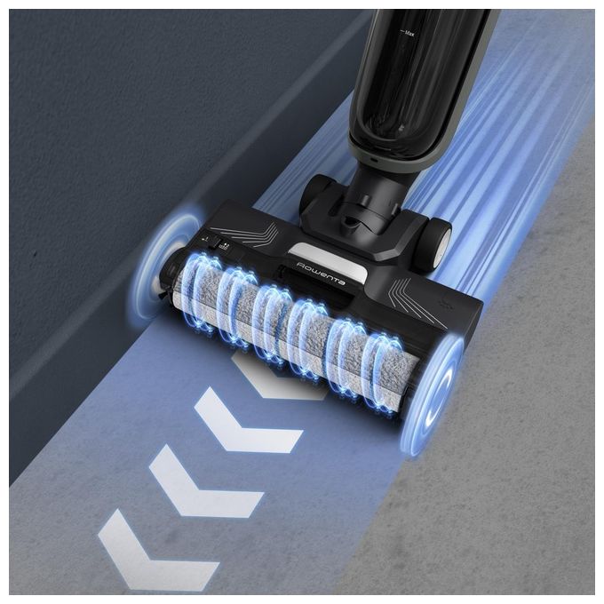 Rowenta GZ5035 X-Clean 4 Lavapavimenti Senza Fili Aspira e Lava 200W Autonomia 50 min 350 m² colore Grigio
