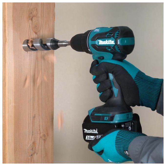 Makita DDF490Z Trapano Avvitatore Brushless Velocita' 1900 rpm Coppia 65 Nm 20 Impostazioni Colore Blu Nero