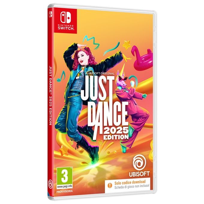 Ubisoft Just Dance 2025 Edition Videogioco Nintendo Switch Party Game 40 Canzoni Codice Digitale