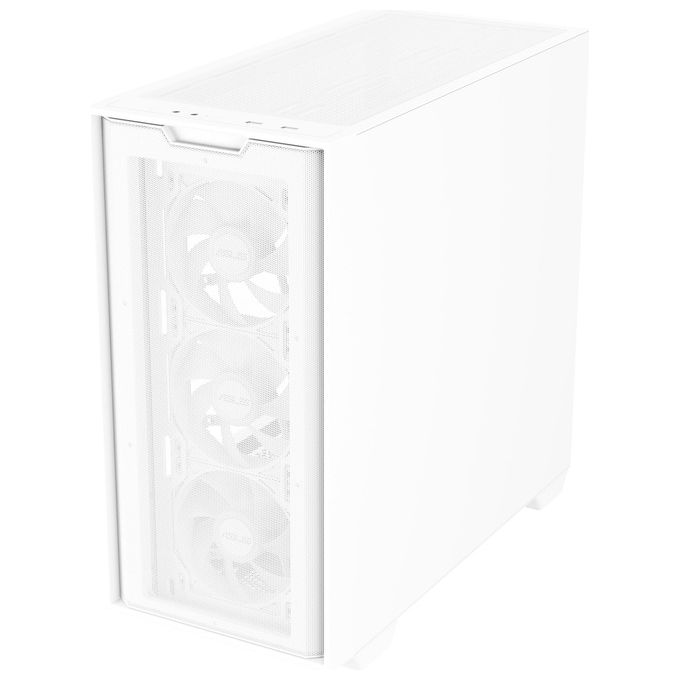 ASUS 90DC00H3-B19010 A21 PLUS TG ARGB Case Micro ATX e Mini ITX con Pannello Frontale Mesh e Vetro Temperato 4 Ventole ARGB Preinstallate Supporta Radiatori 360 mm e Schede Grafiche 380 mm colore Bianco