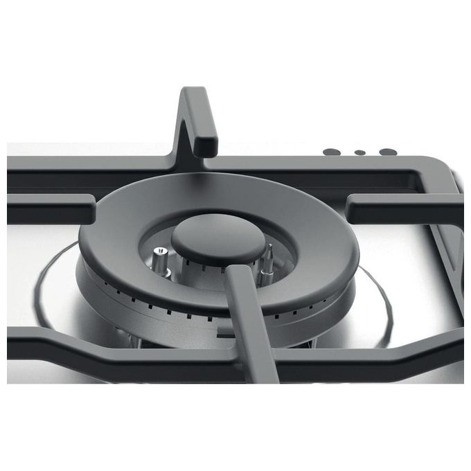 Whirlpool TGML661IX Piano cottura a gas 58 cm 4 fuochi 7800 W da incasso colore Inox