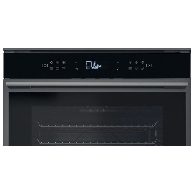 Whirlpool W7OM44S1PBSS W7 Collection Forno da incasso Multifunzione 73 L Classe A+ Pirolitico Touch con 6° SENSE (59.5x59.5x56.4 cm) colore Nero