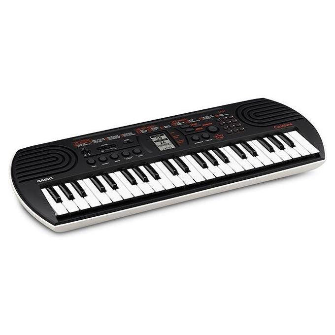 Casio SA-81 Tastiera Digitale 44 Mini Tasti Portatile 100 Timbri 32 Polifonia per Bambini e Principianti colore Nero