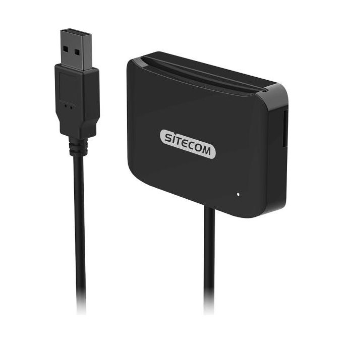 Sitecom Lettore di Smart Card USB C ID Card Reader Nero