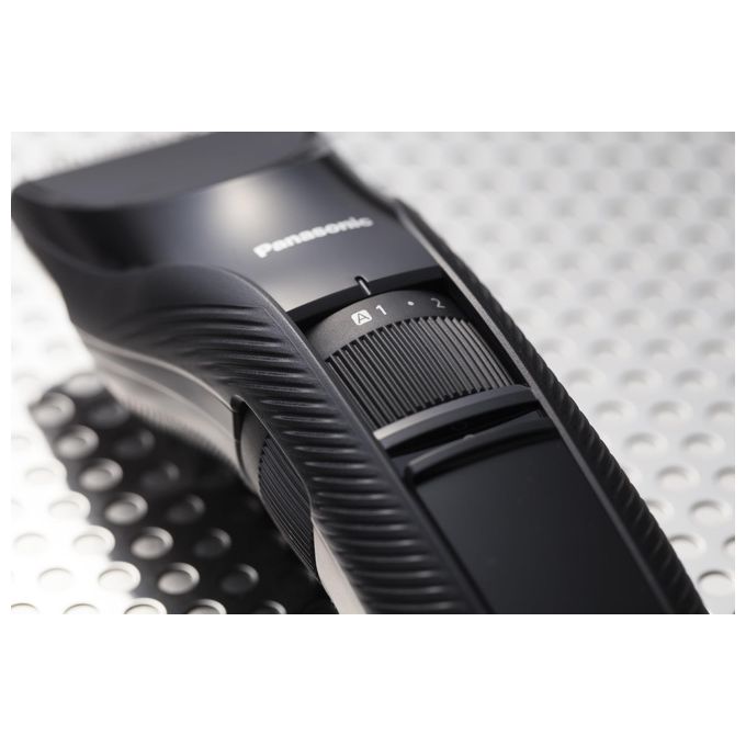 Panasonic ER-GC53-K503 Tagliacapelli Cordless e con Cavo Lame Acciaio Inox 19 Lunghezze 0.5 10 mm Autonomia 40 min Lavabile colore Nero