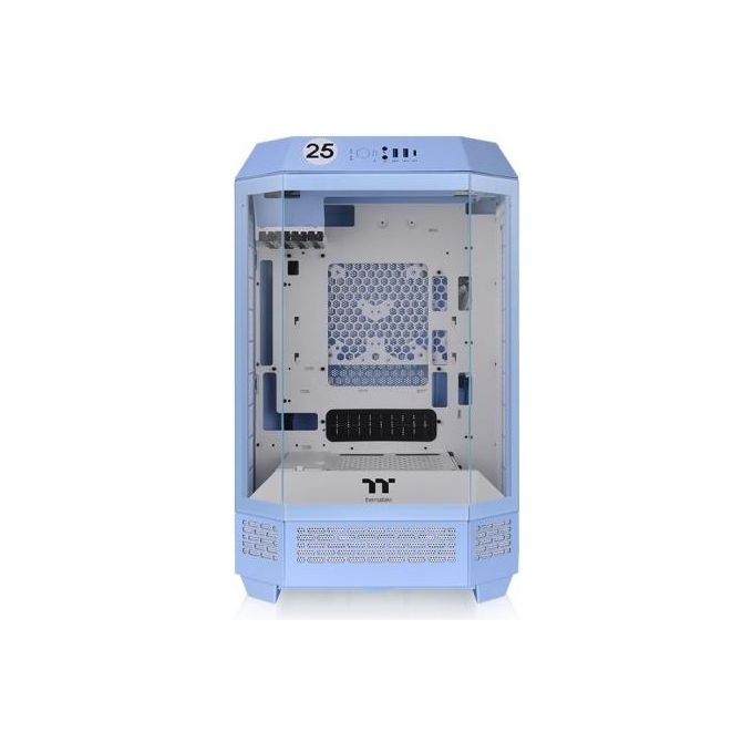 Thermaltake CA-1Y4-00SFWN-00 The Tower 300 Case PC Micro Tower compatibilita' micro ATX Mini-ITX vetro temperato 4 slot espansivi 8,3 Kg colore Blu