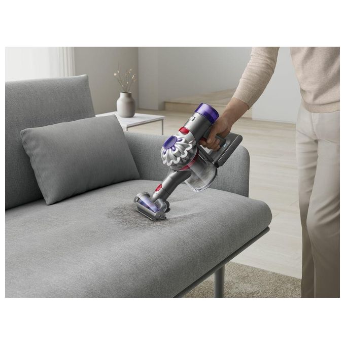 Dyson v8 advanced aspirapolvere senza filo 2in1 nichel argento 425w 40min autonomia