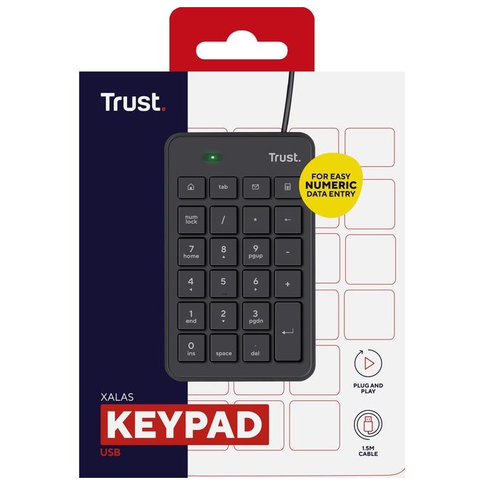Trust Tastiera Numerica Xalas Usb