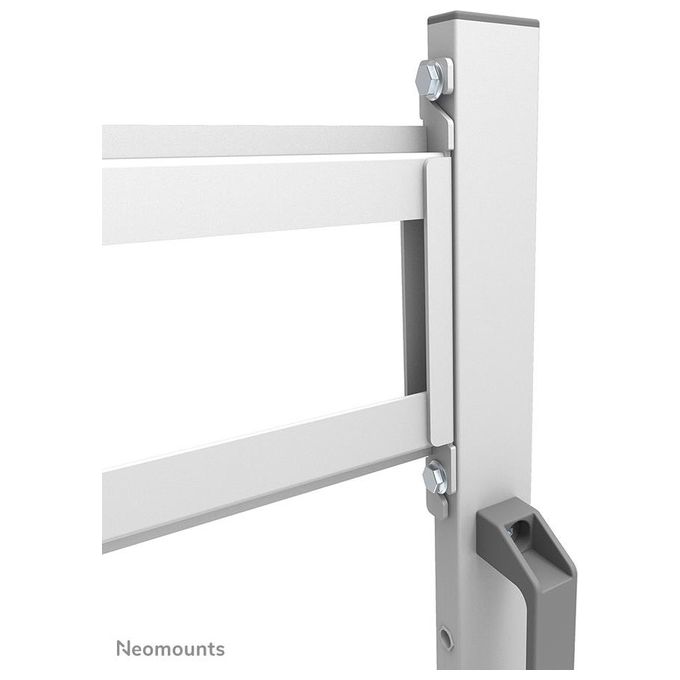 Neomounts FL50-525WH1 Move Go Carrello TV da Pavimento 55'' 86'' 76 Kg VESA 900x600 mm certificazione TÜV colore Bianco