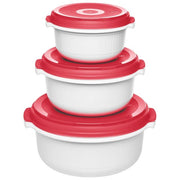 Emsa Micro Family Microonde Set Iniziale Rosso 3 Pezzi