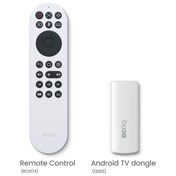BenQ X500I Videoproiettore a Corto Raggio DLP 4K UHD 3840x2160 2200 ANSI lumen LED Android 11 Wi-Fi 5 Bluetooth 5.0 colore Nero Bianco