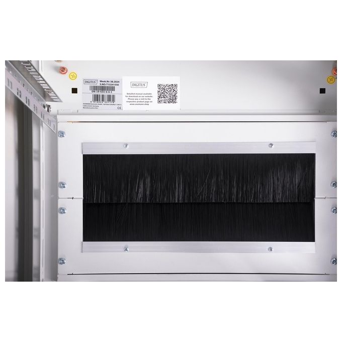 Digitus DN-19 42U-6-6-1 Unique Armadio Rack 19'' 42U 600x600 mm 800 Kg IP20 porta vetro colore Grigio