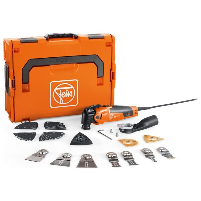 FEIN 72296770000 MULTIMASTER MM 500 PLUS TOP Utensile Multifunzione 350 W Attacco StarlockPlus Sistema QuickIN colore Nero