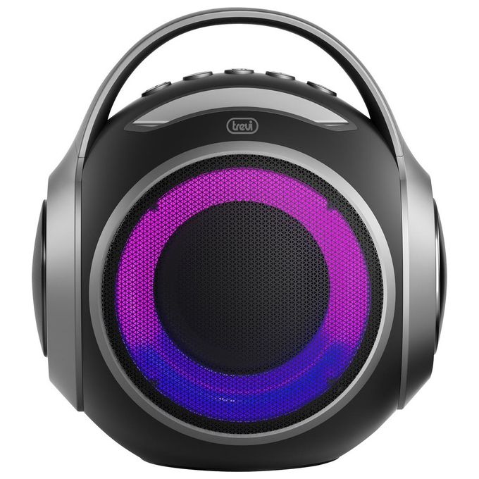 Trevi 0XR8A20200 XR 8A 202 Altoparlante da festa 20 W Bluetooth 5.3 TWS Impermeabile IPX5 USB Type-C MicroSD colore Nero