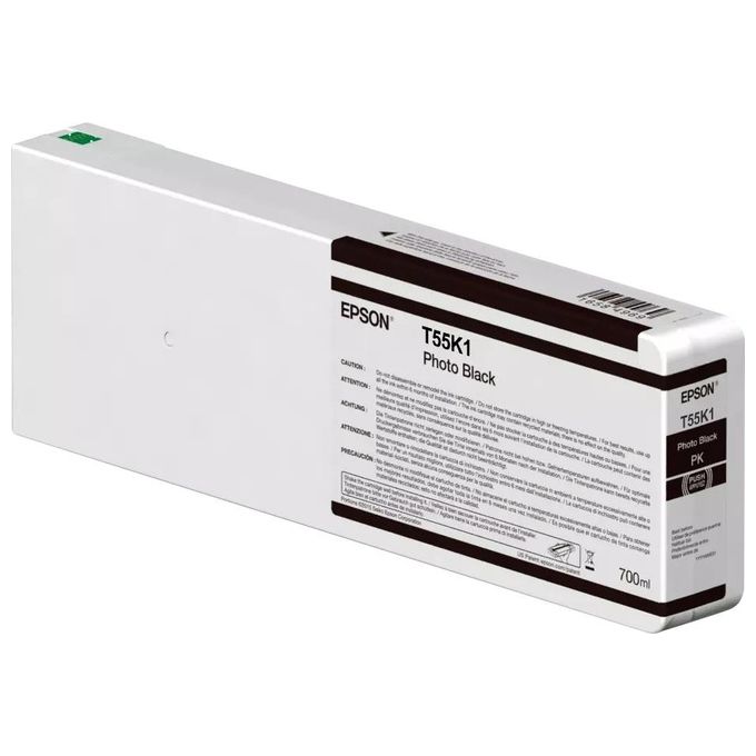 Epson C13T55K100 Cartuccia d'inchiostro Originale Nero Photo 700 ml colore Nero per foto