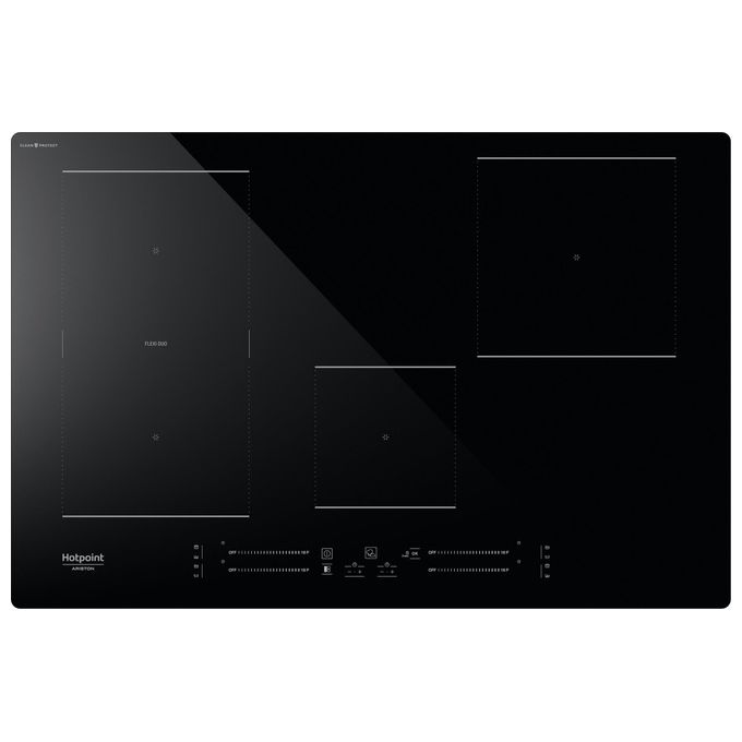 Hotpoint 869991662260 HS 1377C CPNE Piano cottura a induzione 77 cm 4 zone Flexi Duo colore Nero
