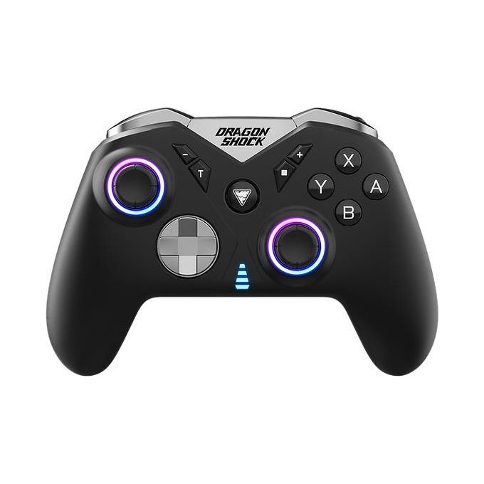 DragonShock DSCPNSW-BK Nebula Pro Controller Wireless Nintendo Switch Bluetooth 4 pulsanti posteriori Turbo colore Nero