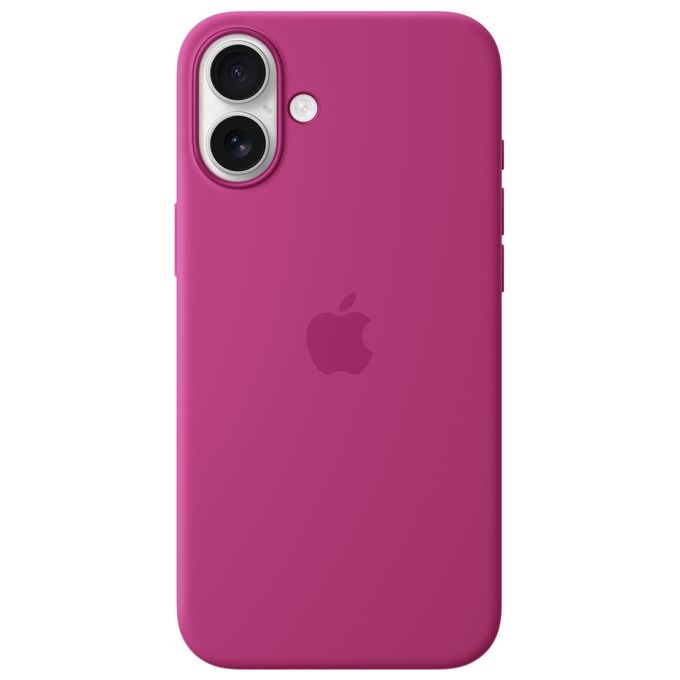 Apple Custodia MagSafe in Silicone per iPhone 16 Plus Fucsia ​​​​​​​