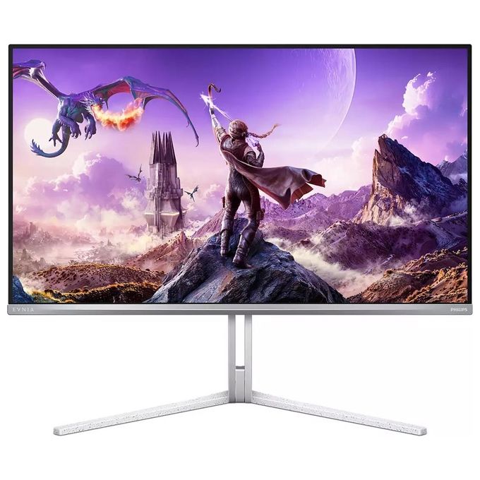 PHILIPS 32M2N8900-00 Evnia 8000 Monitor da Gaming 31.5'' QD-OLED 4K UHD 240Hz 0.03ms HDR400 TrueBlack USB-C Altoparlanti Integrati colore Bianco