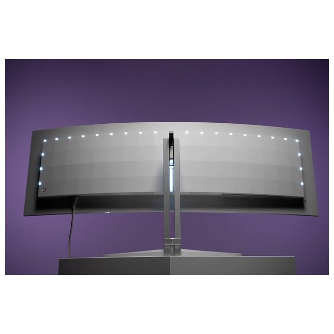 Philips 49M2C8900-00 Evnia 8000 Monitor Gaming Curvo 49'' QD-OLED Dual QHD 5120x1440 240Hz 0,03ms HDR400 Ambiglow colore Bianco