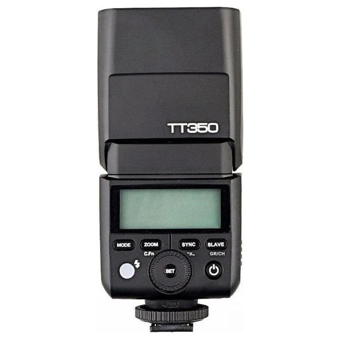 GODOX TT350P Flash per Fotocamere Pentax P-TTL Numero Guida 36 Zoom 24-105 mm Testina Orientabile Sistema Radio 2.4GHz colore Nero