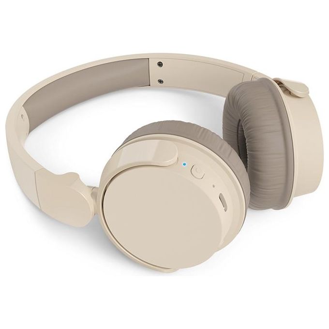 Philips TAH3209BG-00 Cuffie On-Ear Wireless Bluetooth 5.3 25 ore autonomia ricarica rapida USB-C driver 32 mm colore Beige